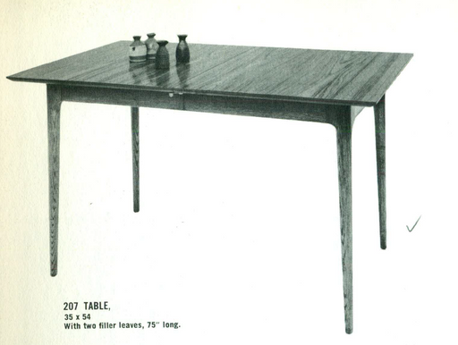 Lawrence Peabody Dining Table Model 207 for Richardson Brothers / The Peabody Collection