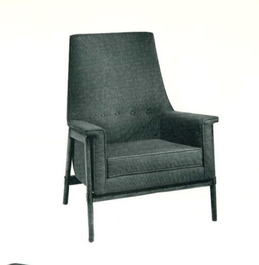 Lawrence Peabody High-Back Lounge Chair Model 9206 for Nemschoff : Peabody Collection