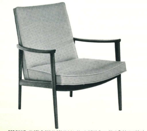 Lawrence Peabody Lounge Chair Model 907 For Nemschoff: Peabody Collection
