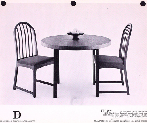Milo Baughman Side Chair for Dining Room, Directional Furniture, 332