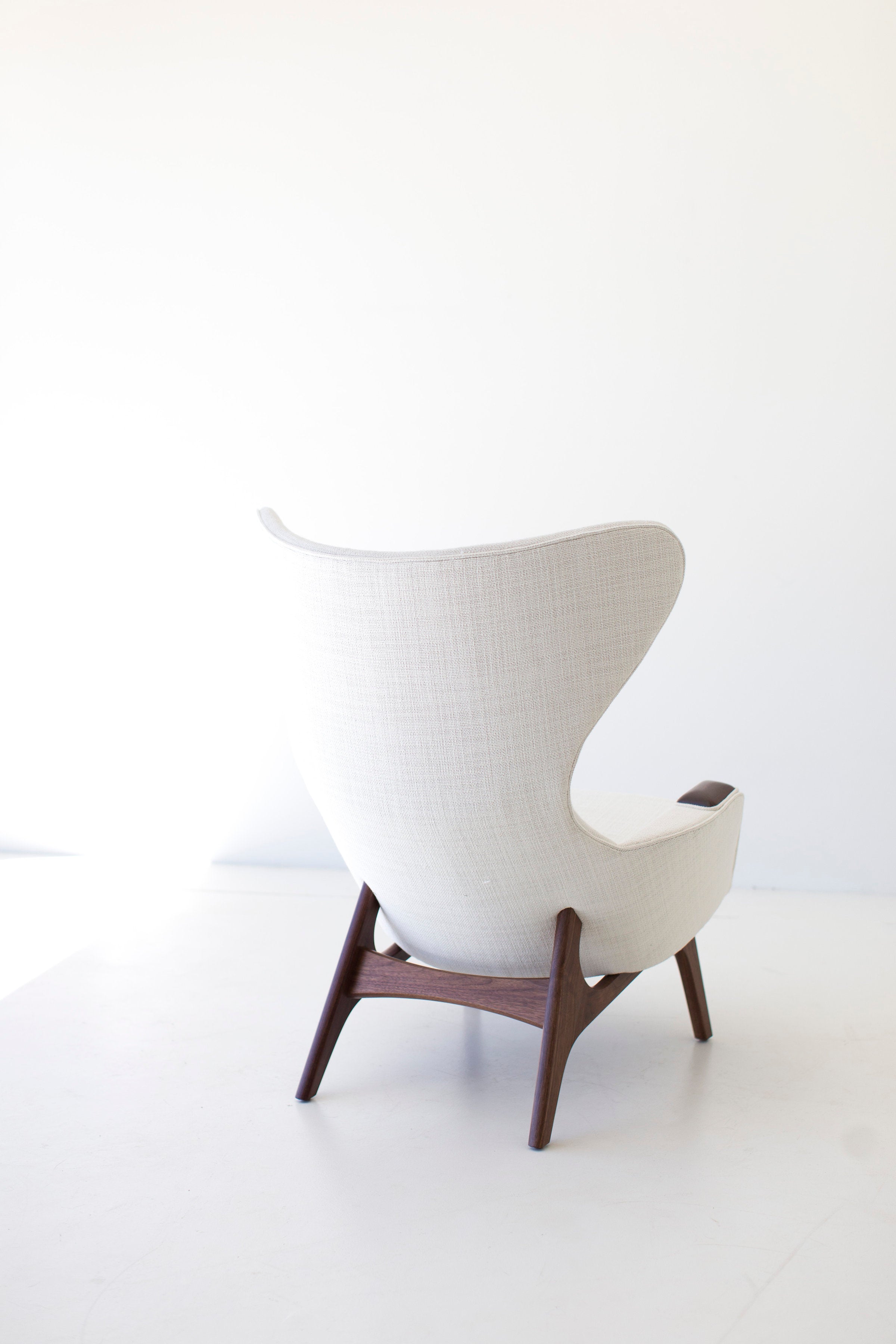 Craft Associates® Modern Wing Chairs in white - 1407