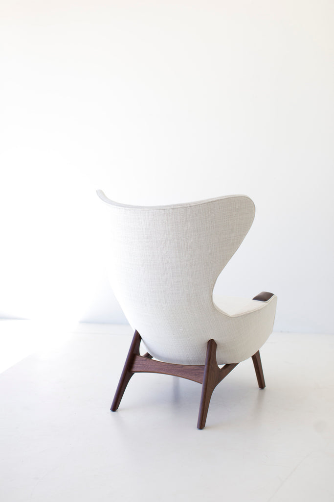 Craft Associates® Modern Wing Chairs in white - 1407