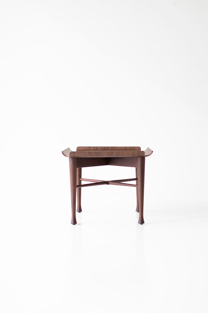 Lawrence Peabody Walnut Side Table - 2007 - Craft Associates Furniture