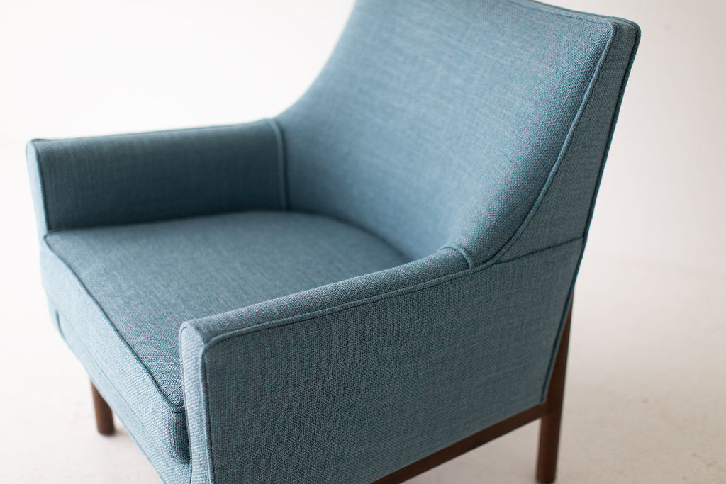 Lawrence Peabody Bracket Back Lounge Chair for Craft Associates - 2011P
