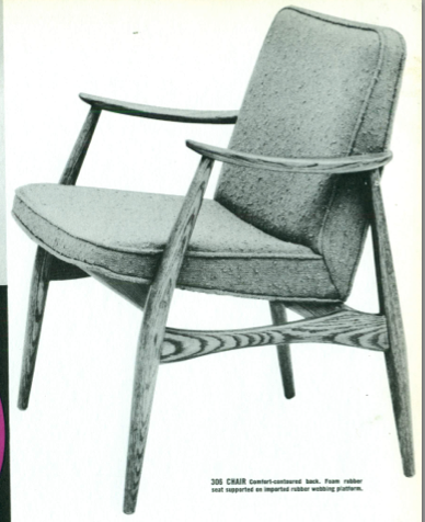 Lawrence Peabody Dining Chair Model 306 for Nemschoff: The Peabody Collection