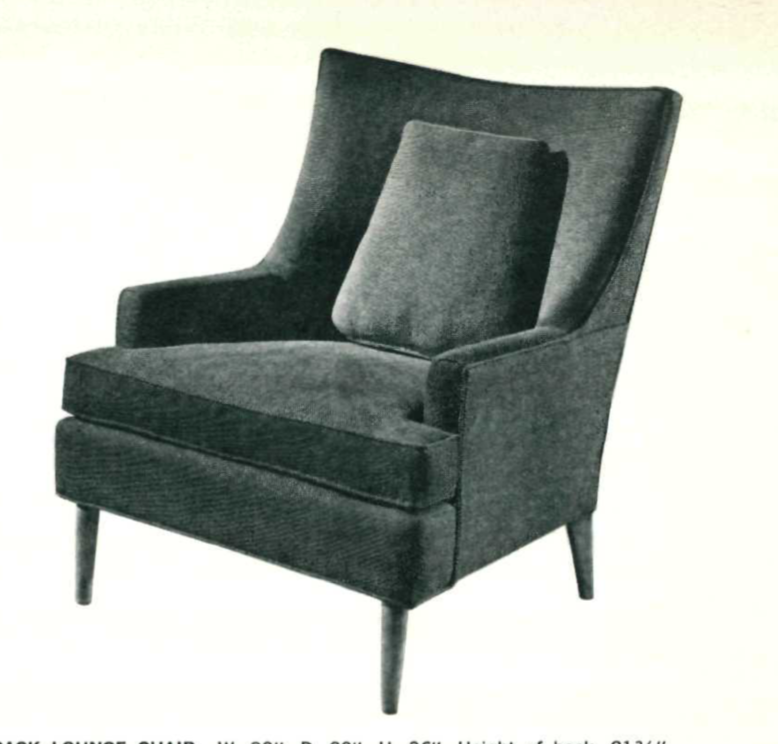 Lawrence Peabody High Back Lounge Chair Model 9203 for Nemschoff : Peabody Collection