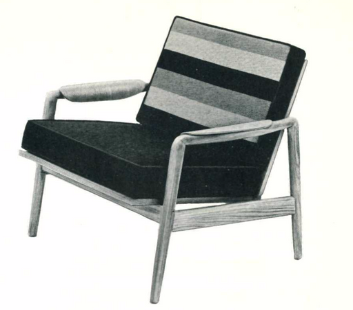 Lawrence Peabody Lounge Chair Model 914 For Nemschoff: The Peabody Collection