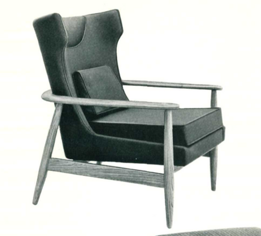 Lawrence Peabody Lounge Chair Model 927 for Nemschoff : Peabody Collection