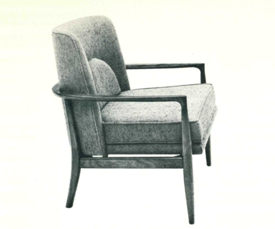 Lawrence Peabody Lounge Chair Model 982 For Nemschoff: Peabody Collection