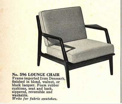 Selig lounge chair history hotsell