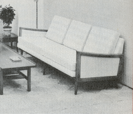 Lawrence Peabody Sofa Model 9332 for Nemschoff: The Peabody Collection