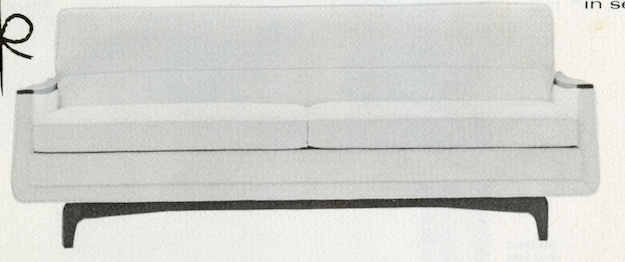 Lawrence Peabody Sofa Model 9801 for Nemschoff: The Peabody Collection