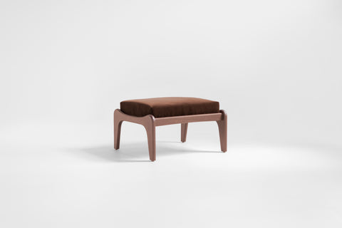 Craft Modern Walnut Ottoman, image 1
