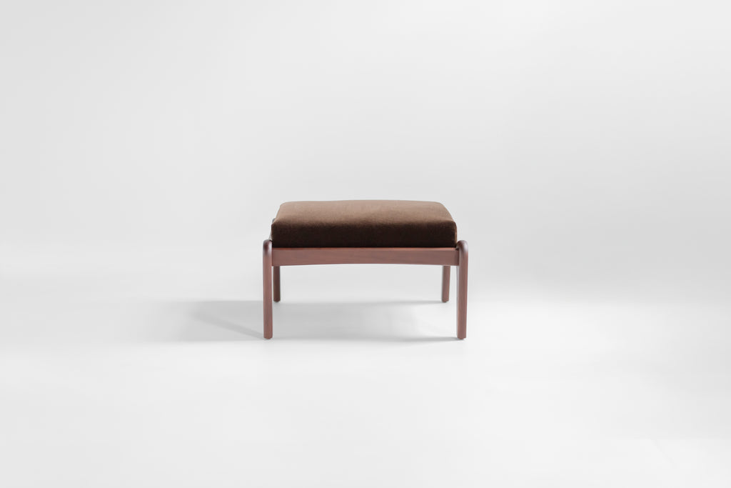 Craft Modern Walnut Ottoman, image 5