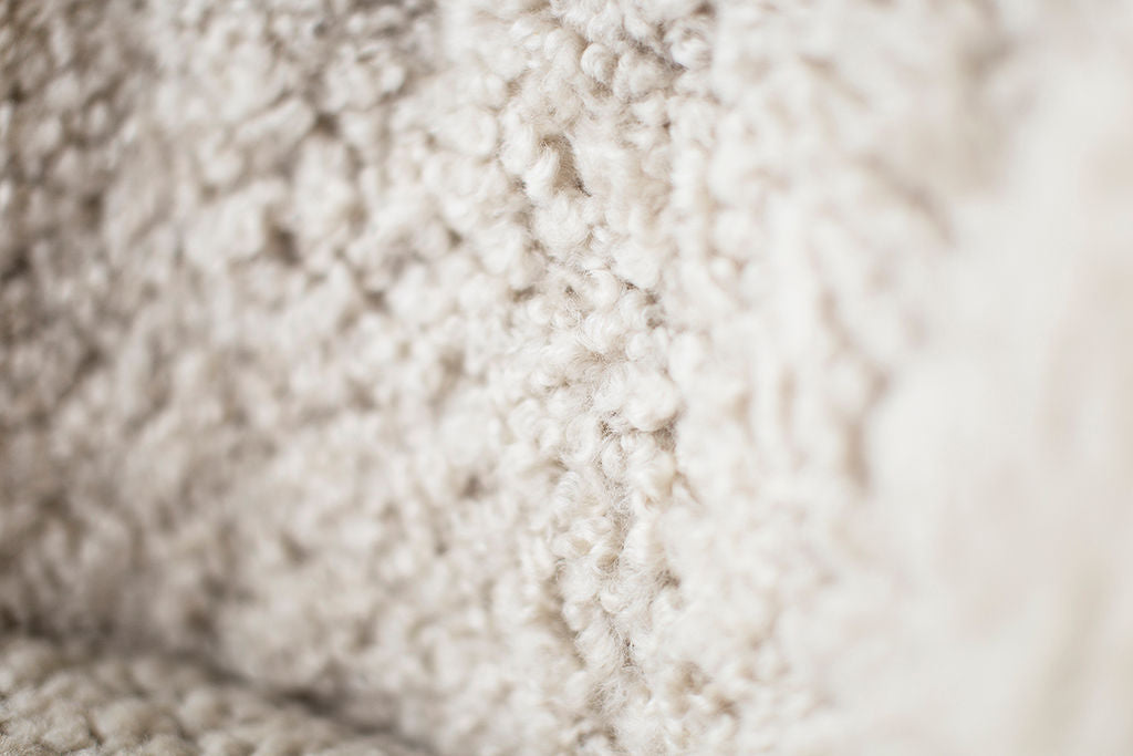 Craft Associates Nantucket Lounge Chair in Shearling, Image 06