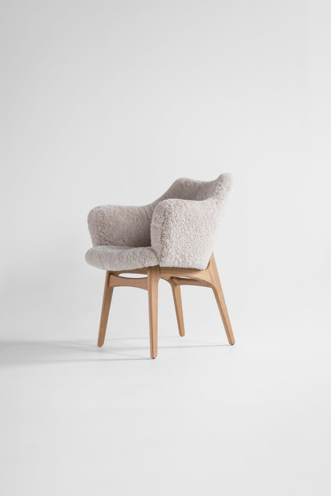Executive Modern Dining Chair Fur, image 3