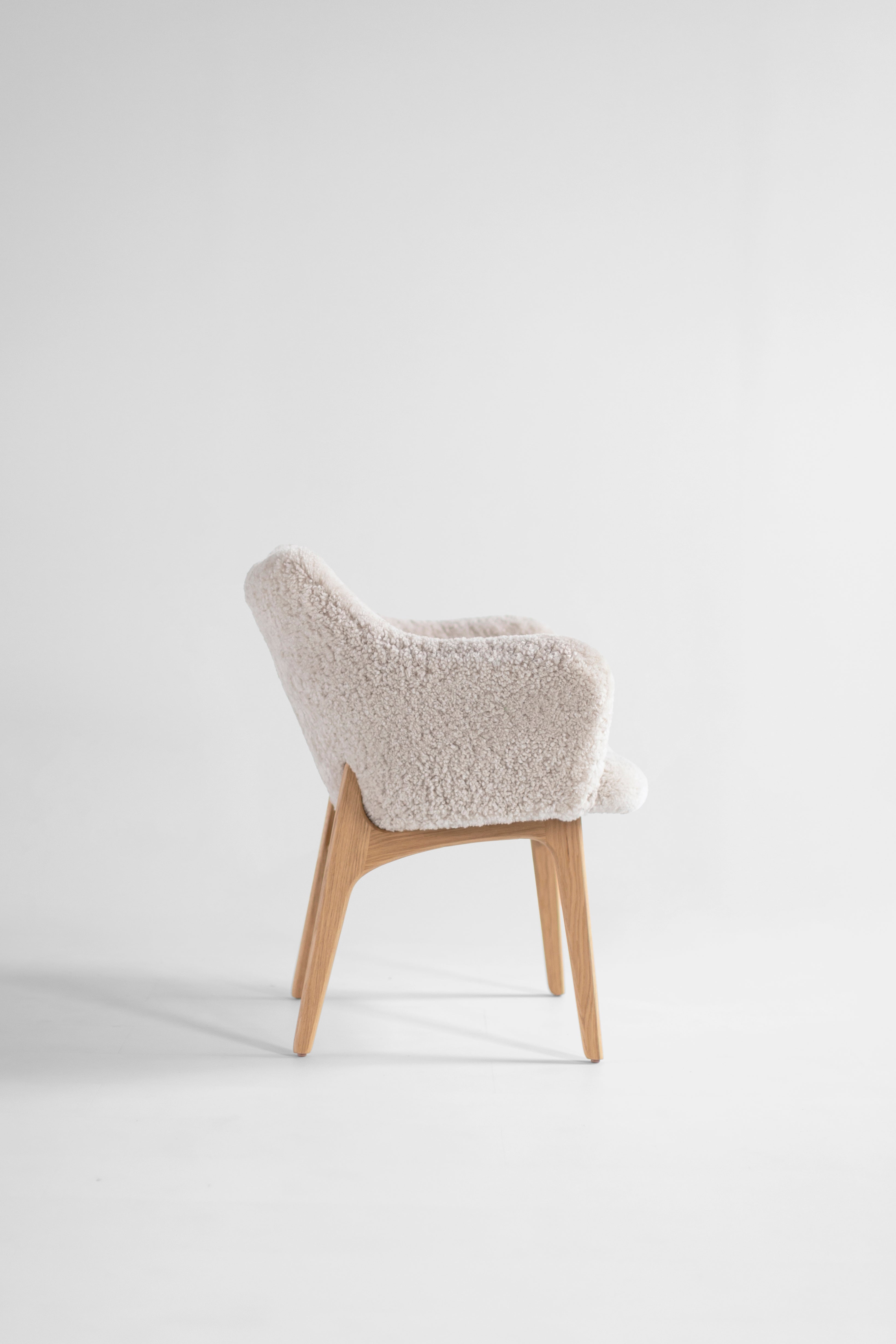 Executive Modern Dining Chair Fur, image 6