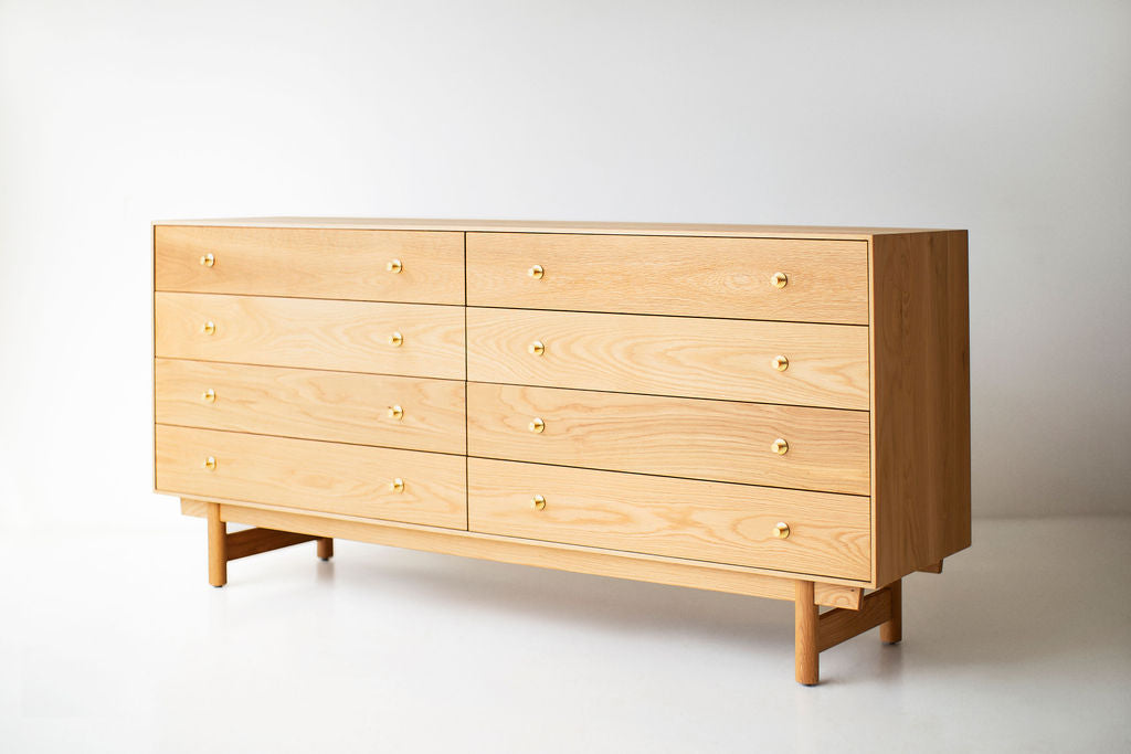 Lawrence Peabody Oak 8 Drawer Dresser, image 4