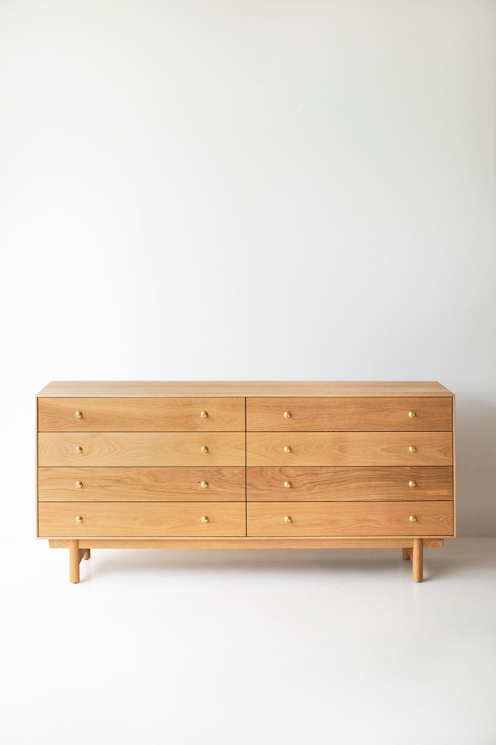 Lawrence Peabody Oak 8 Drawer Dresser, image 10