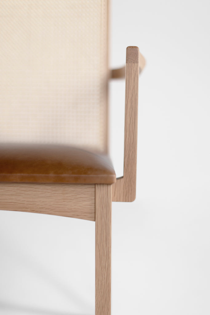 Milo Baughman Highback Arch Dining Chair Arms, image 5