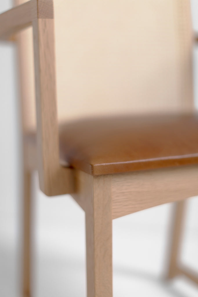 Milo Baughman Highback Arch Dining Chair Arms, image 9