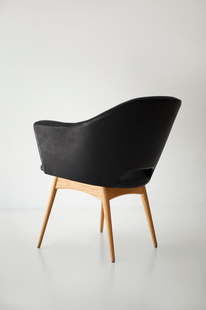Modern Dining Arm Chair Scoop, Image 4