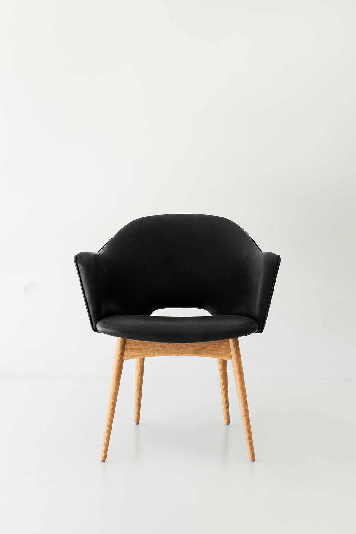 Modern Dining Arm Chair Scoop, Image 10