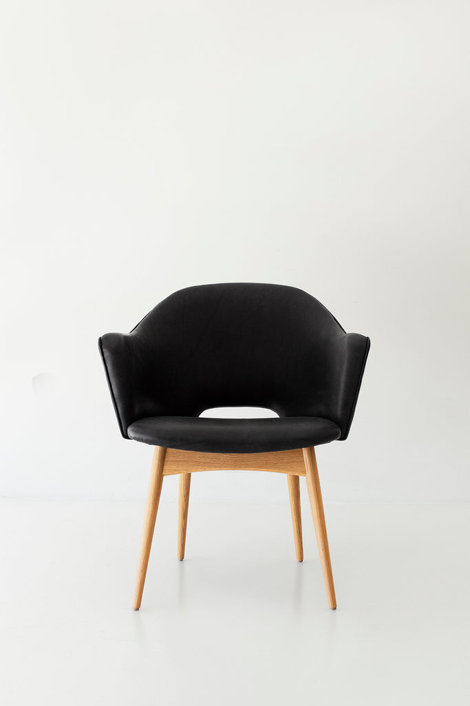 Modern Dining Arm Chair Scoop, Image 10
