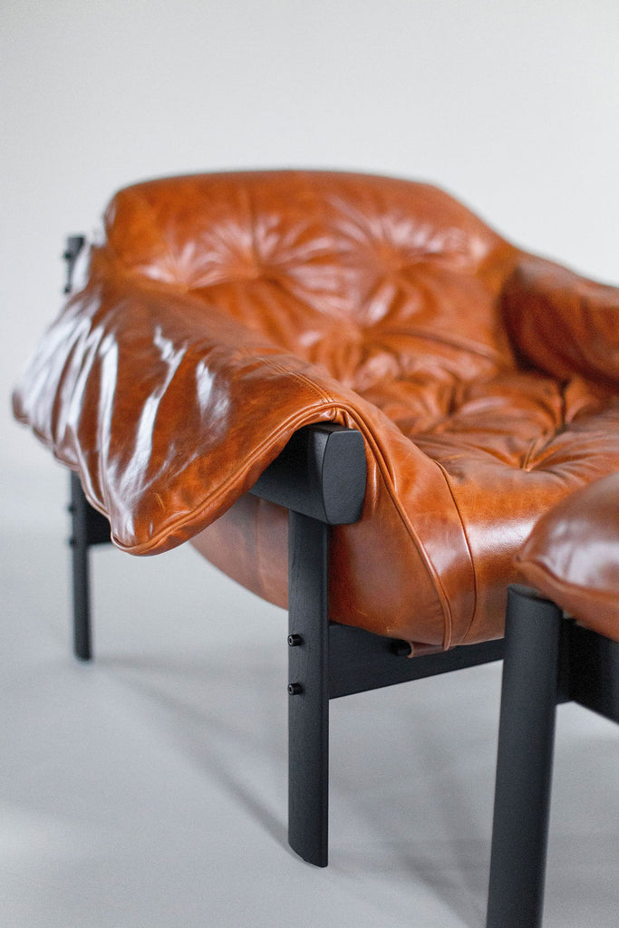 Percival Lafer MP 41 Leather Ottoman, image 3