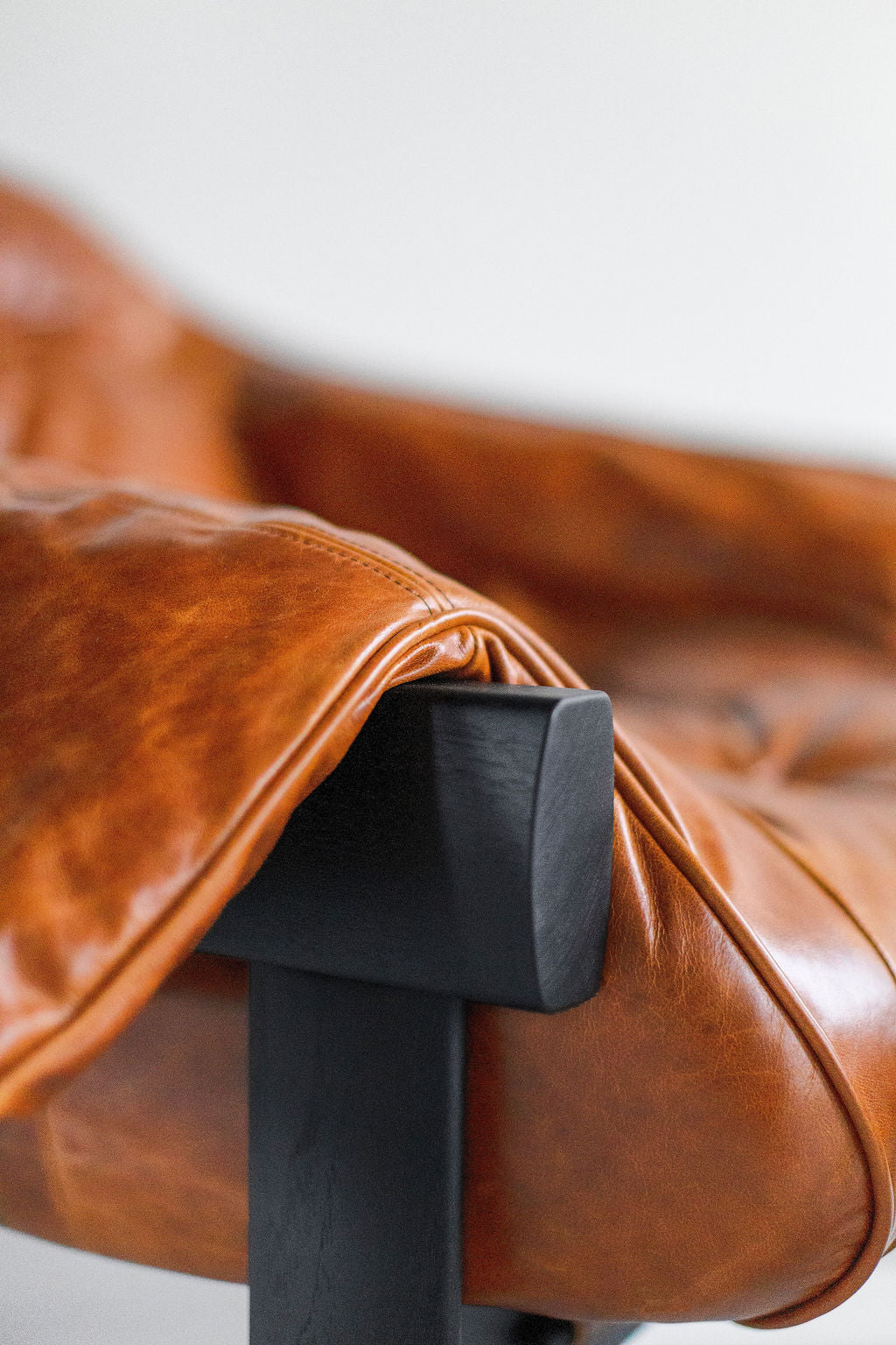 Percival Lafer Leather MP 41 Lounge Chair Ottoman, image 14