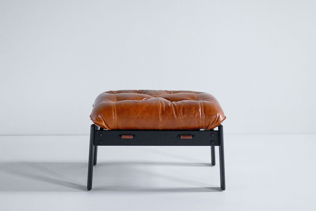 Percival Lafer MP 41 Leather Ottoman, image 1