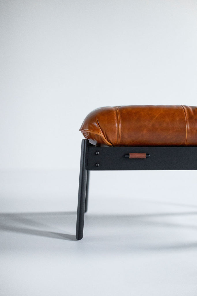 Percival Lafer MP 41 Leather Ottoman, image 4