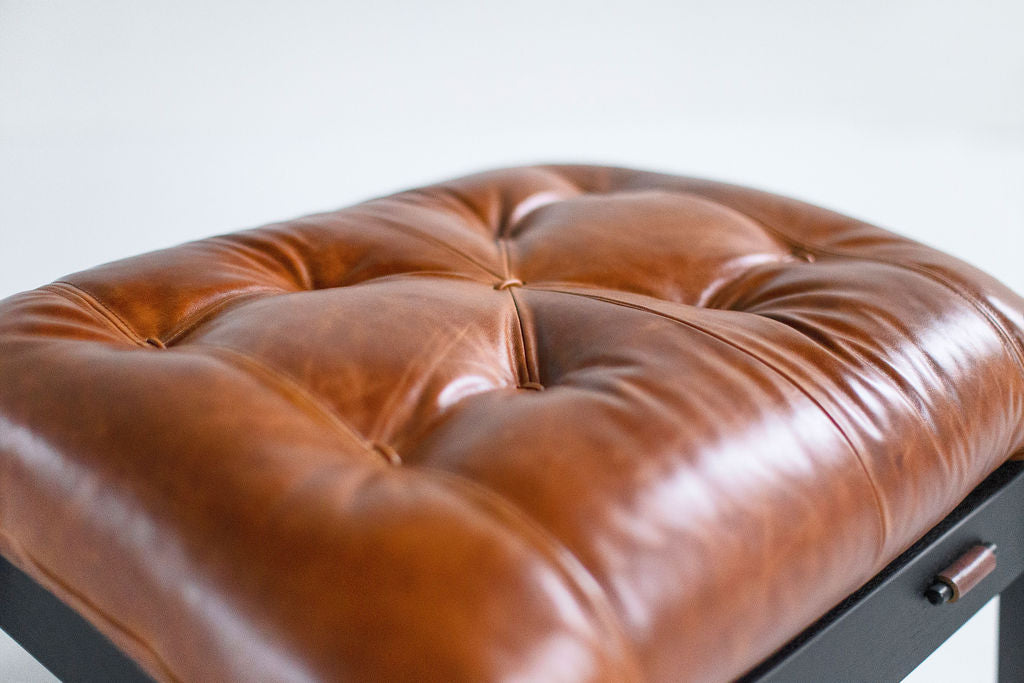 Percival Lafer MP 41 Leather Ottoman, image 7