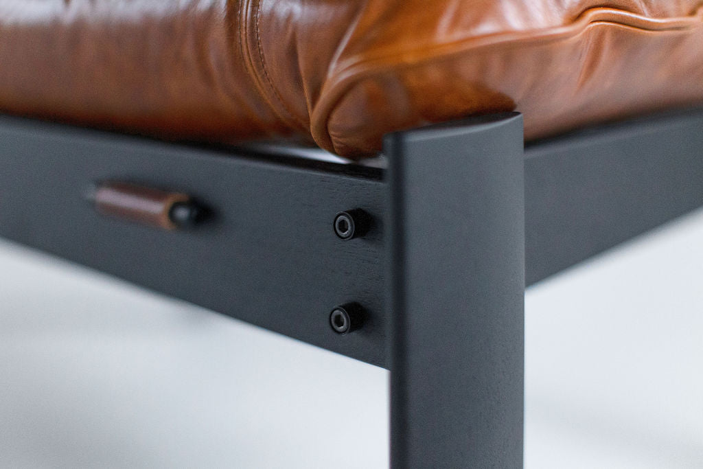 Percival Lafer MP 41 Leather Ottoman, image 9