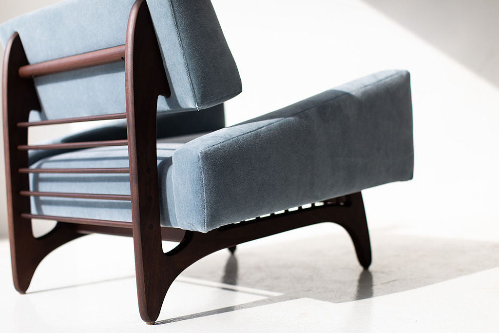 Vancouver Modern Lounge Chair Mohair, image 8
