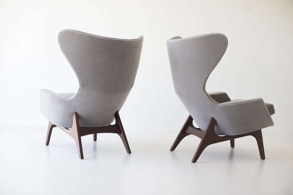 Craft Modern Grey Mohair Arm Chair - 1407, image 3