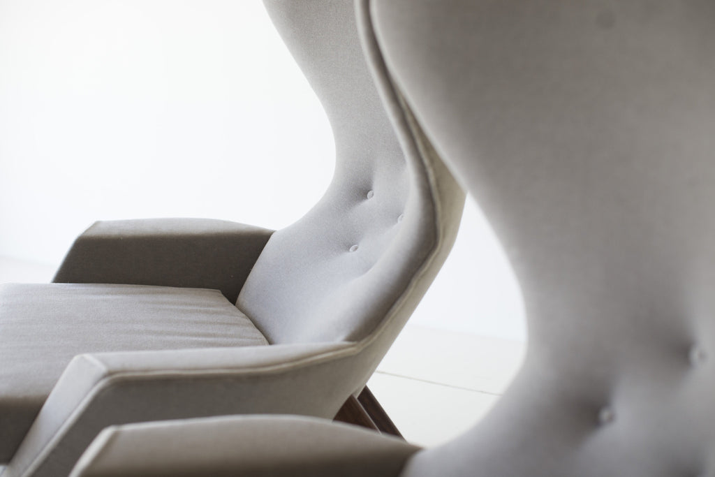 Craft Modern Grey Mohair Arm Chair - 1407, image 7