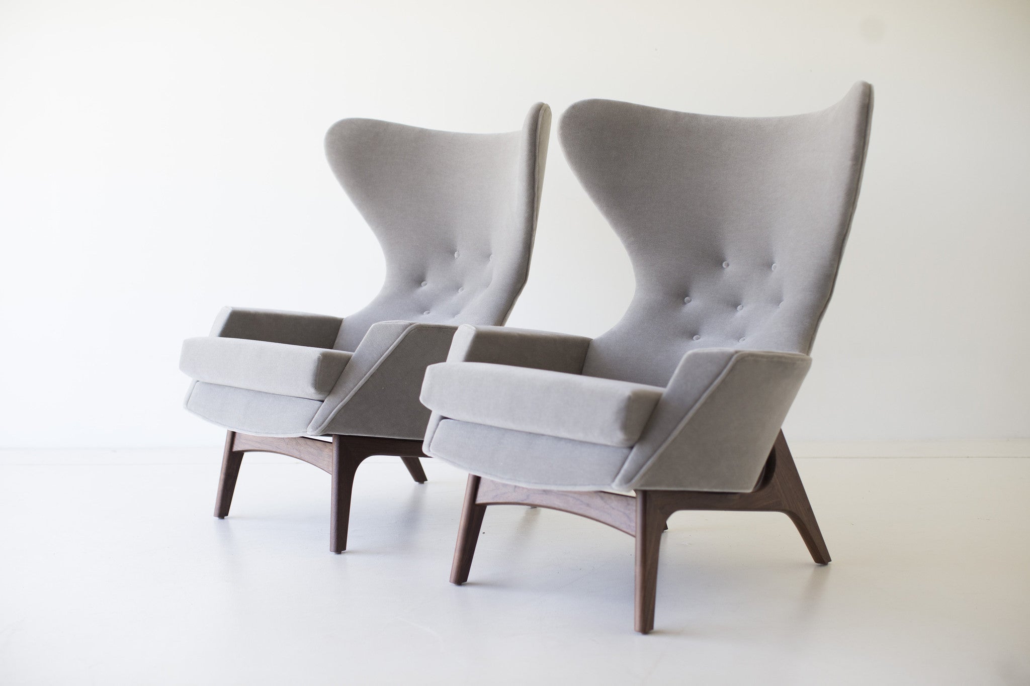 Craft Modern Grey Mohair Arm Chair - 1407, image 1