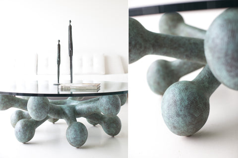 Modern Bronze Coffee Table for Craft Associates 02
